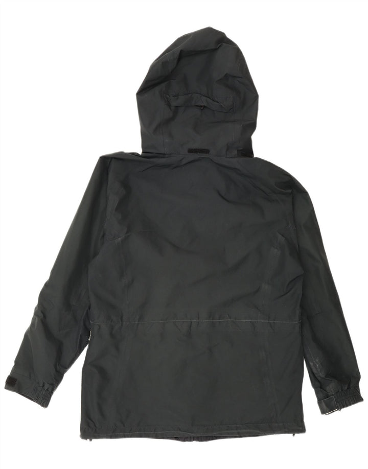 Berghaus Женская оверсайз-дождевик с капюшоном UK 10, маленький, черный, полиэстер