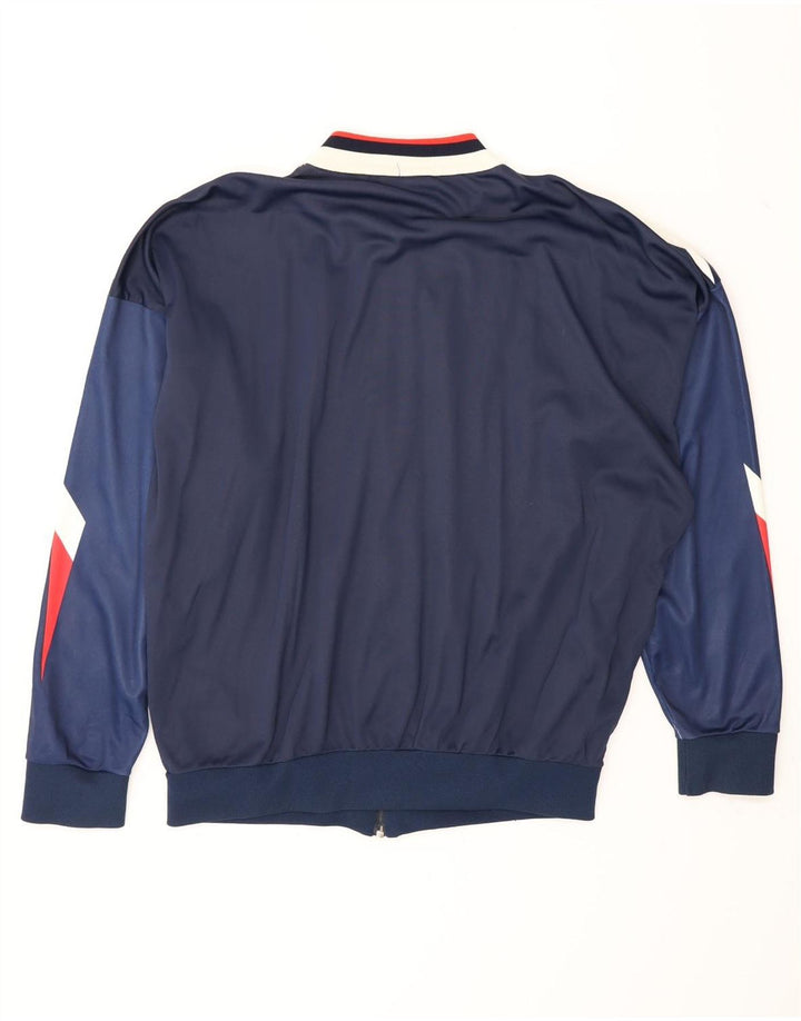 Мужская спортивная куртка Umbro Cagliari 1990-1991, большая темно-синяя