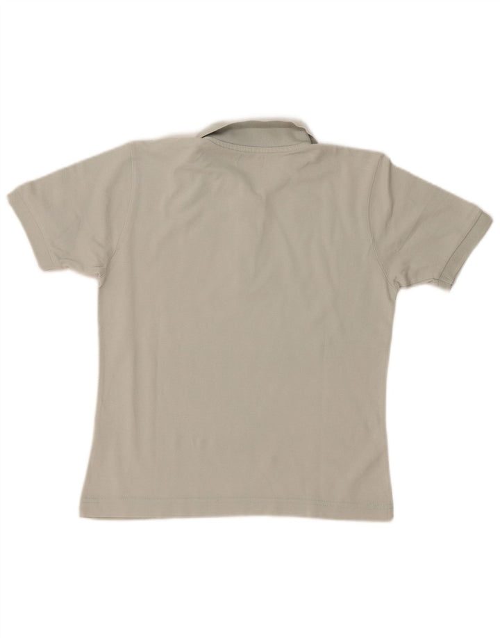 Женская рубашка поло Kappa UK 14, хлопок среднего серого цвета