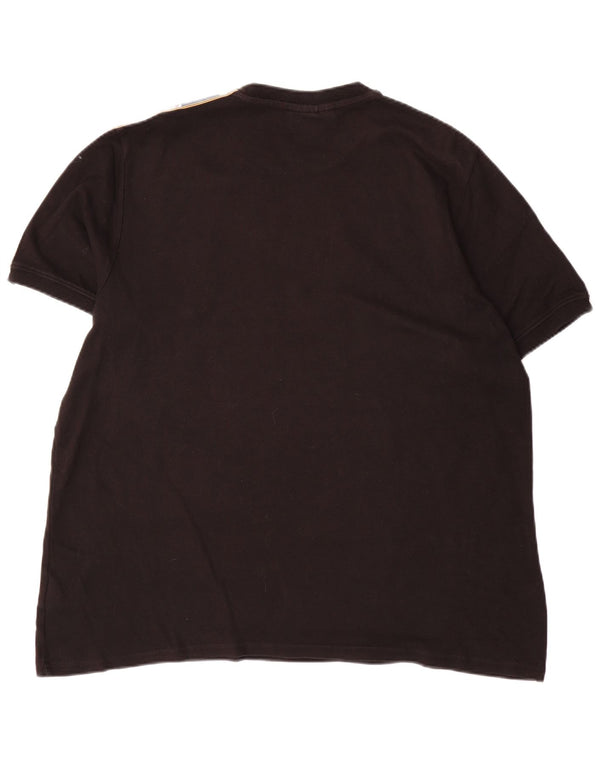 Мужская футболка с рисунком Fila Top 2XL, черный хлопок