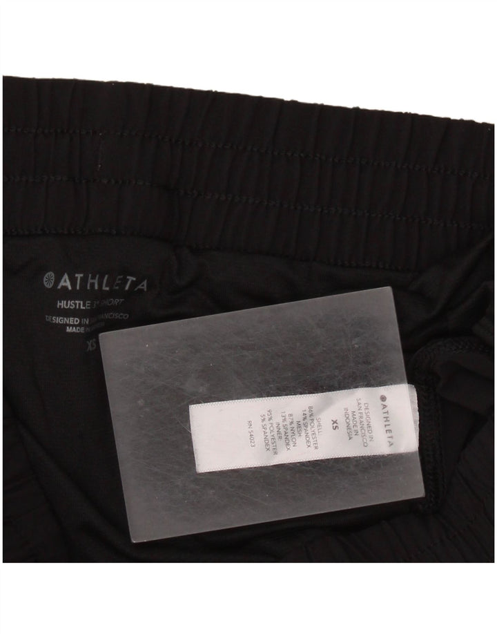 Женские спортивные шорты ATHLETA UK 6 XS, полиэстер, черные