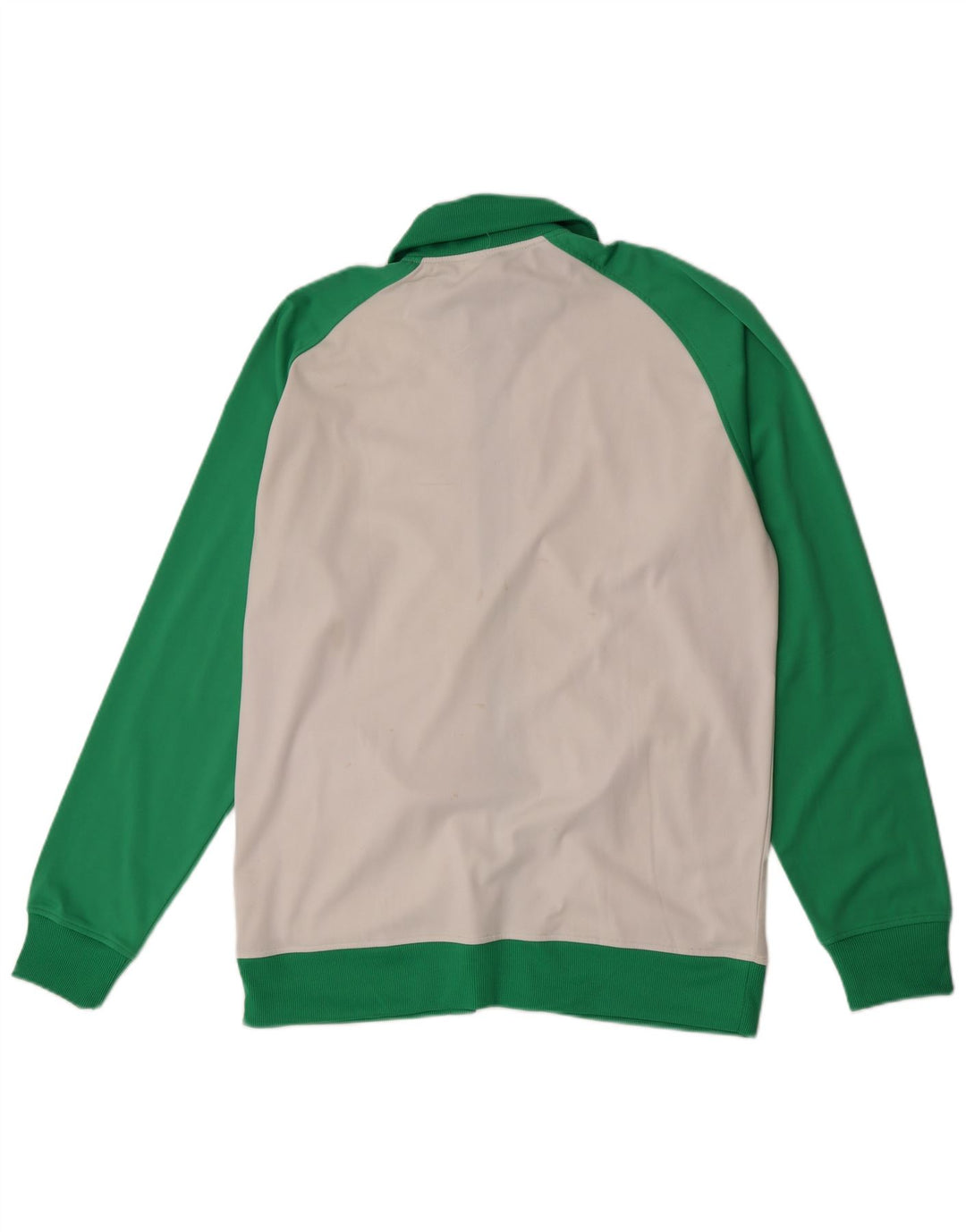 Женский спортивный костюм Ellesse, верхняя куртка UK 20 2XL, белый полиэстер с цветными блоками
