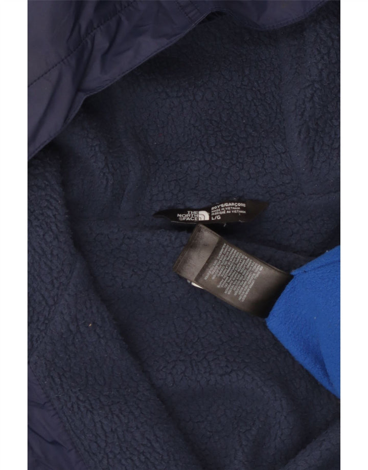 Куртка-ветровка The North Face для мальчиков 11–12 лет, большая, темно-синяя