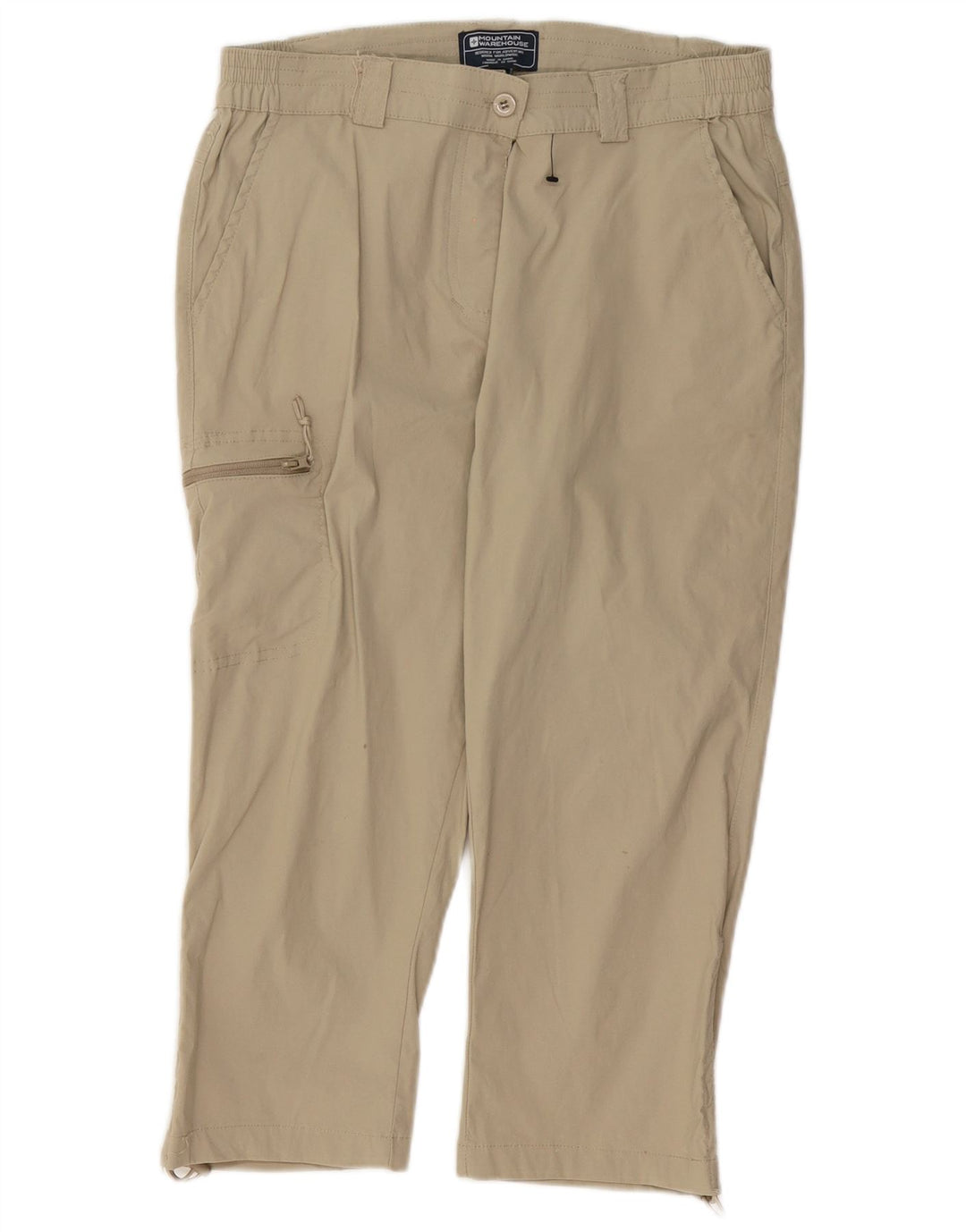 Женские брюки-капри Mountain Warehouse UK 12, средние W30 L19, бежевые