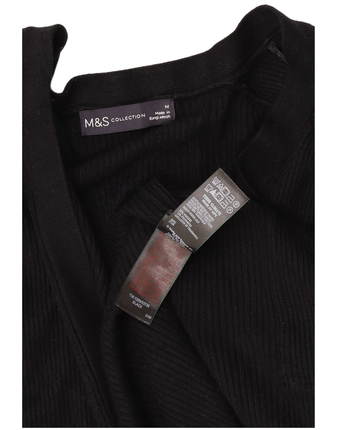 Женский свободный открытый кардиган Marks & Spencer UK 14, средний черный