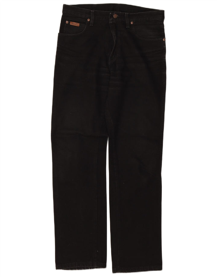 Женские прямые джинсы Wrangler Texas W33 L32, черный хлопок