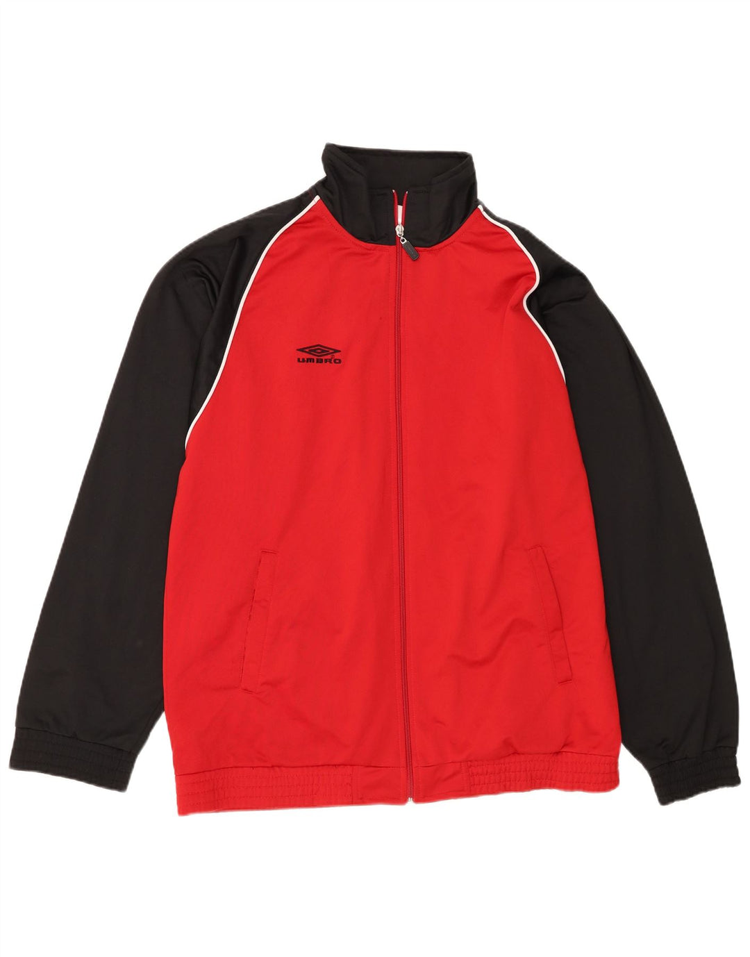 Мужская верхняя куртка Umbro, большая красная полиэстер с цветными блоками