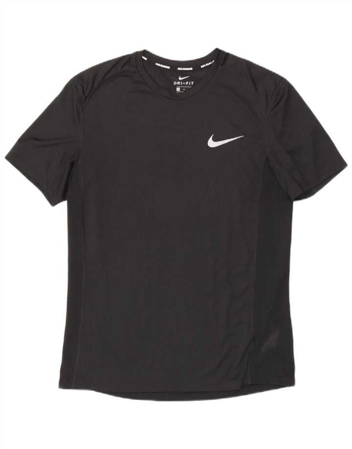 Мужская футболка Nike Dri Fit, средний черный полиэстер