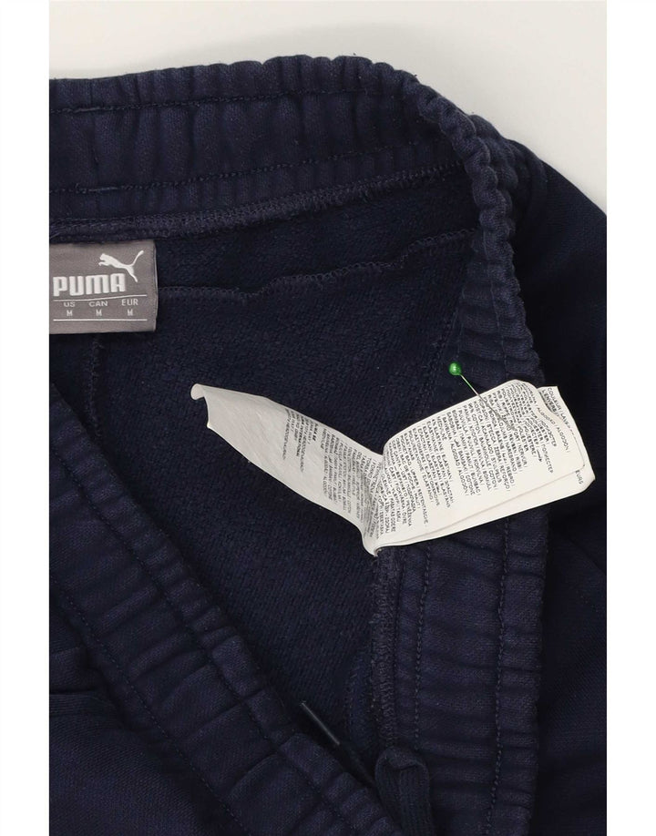 Мужские спортивные брюки Puma, джоггеры, средний темно-синий, хлопок