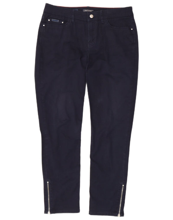 Женские узкие повседневные брюки Tommy Hilfiger US 8 Medium W30 L26 Темно-синие