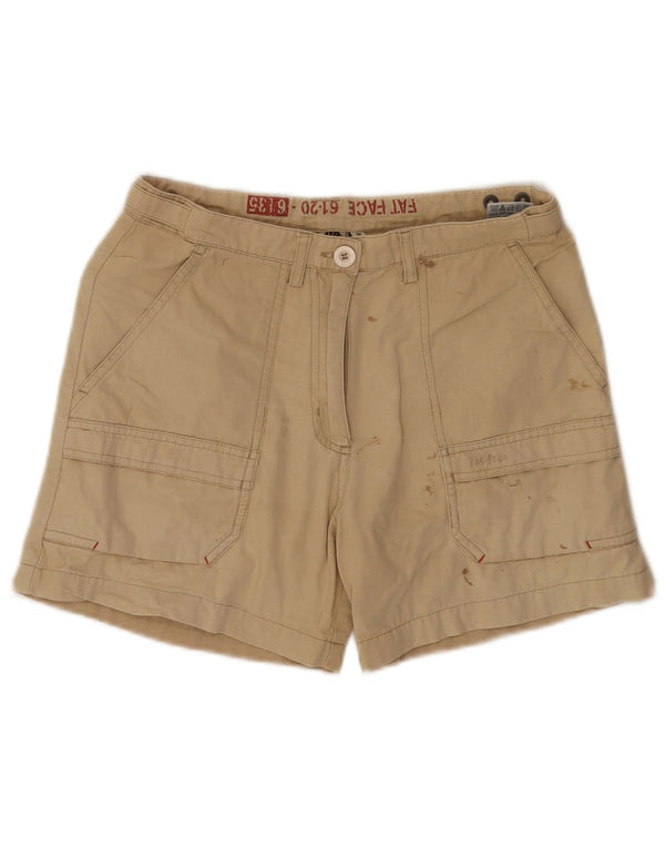 FAT FACE Womens Chino Shorts UK 8 Small W26 Beige Cotton
