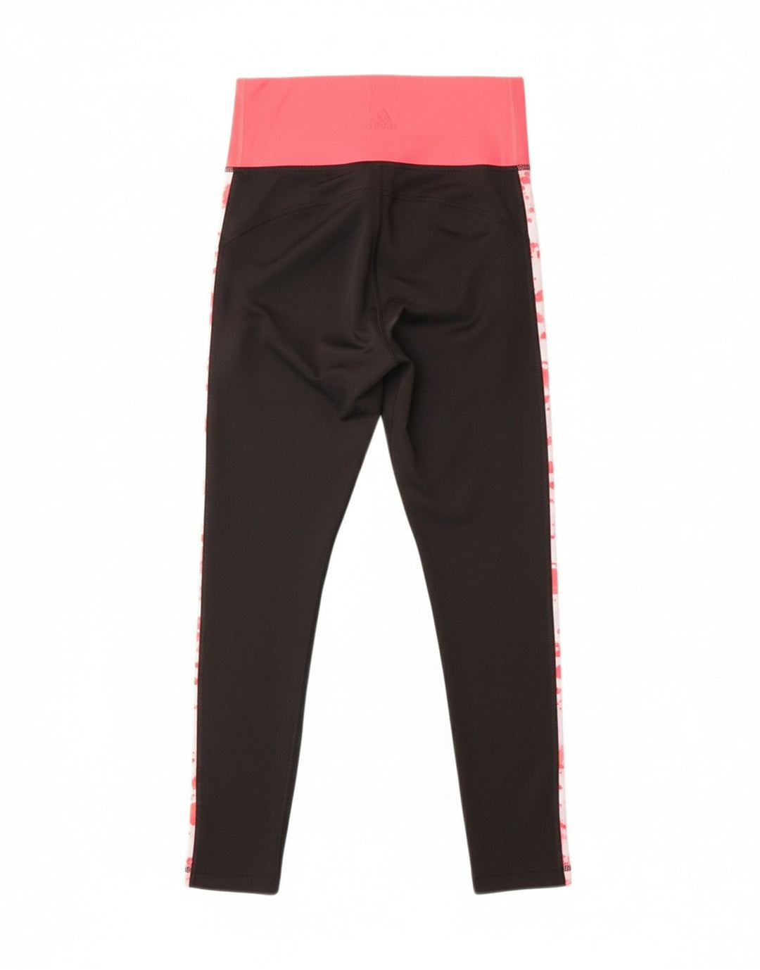 ADIDAS Womens Climalite Leggings UK 10 Small  Black Colourblock Polyester Vintage Adidas and Second-Hand Adidas from Messina Hembry 