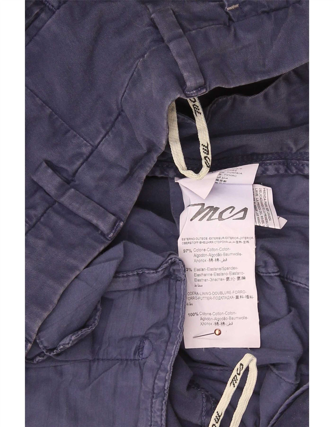 Мужские брюки-чиносы Marlboro Classics EU 48 Medium W32 L34 Темно-синие