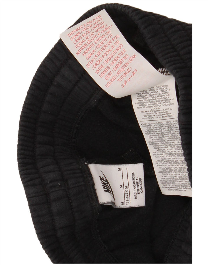 Спортивные шорты NIKE для мальчиков 10–11 лет, средние, черные, хлопковые