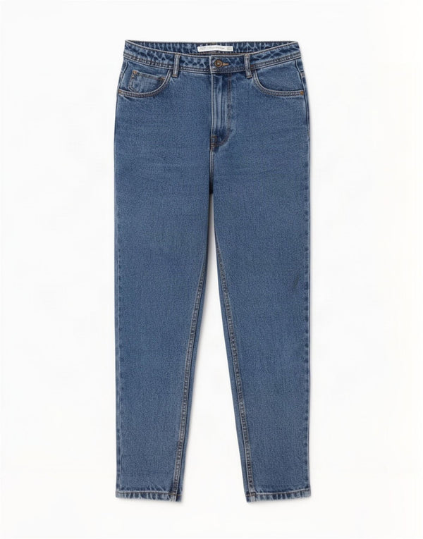 Женские джинсы Zara Trafaluc с высокой талией EU 36 XS W26 L28 Синий хлопок