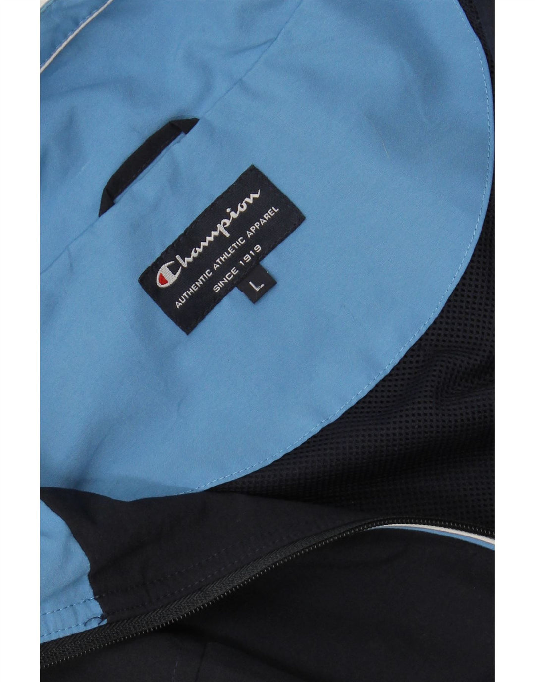 CHAMPION Mens Tracksuit Top Jacket Large Navy Blue Vintage Champion and Second-Hand Champion from Messina Hembry 