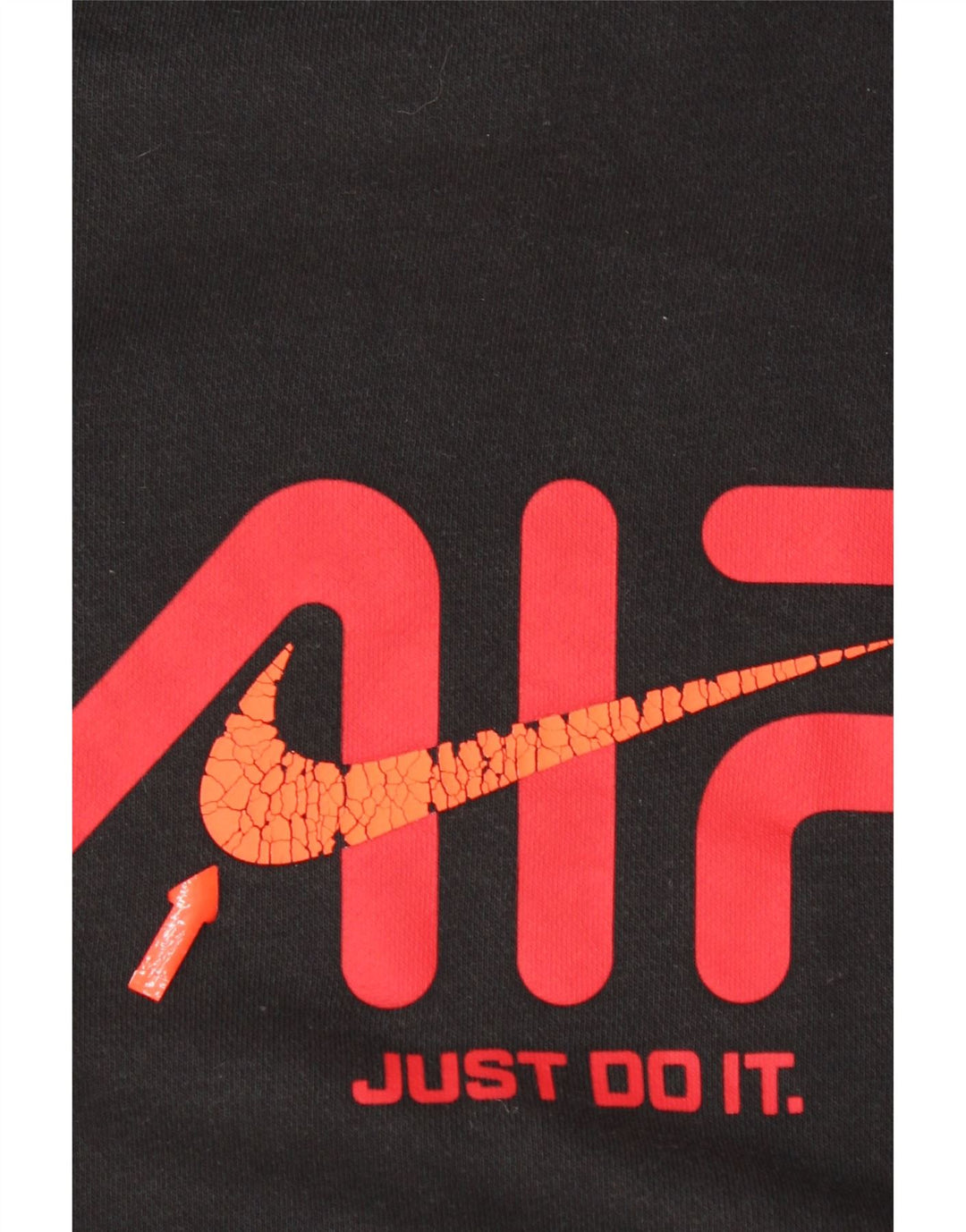 Мужской джемпер с капюшоном с рисунком Nike, средний черный, хлопковый