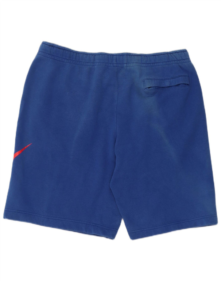 Мужские спортивные шорты с рисунком Nike XL, синие, хлопок