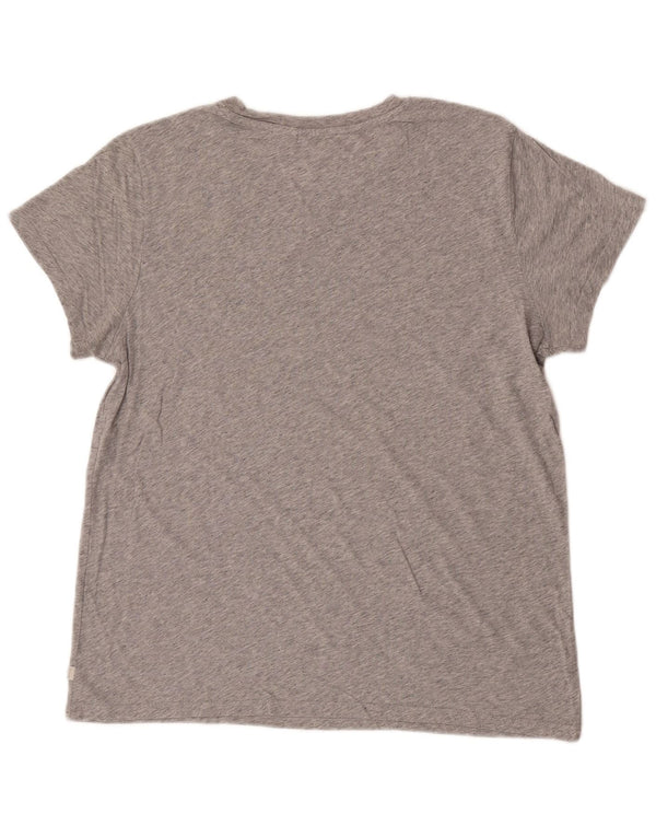 Женская футболка с рисунком Levi's Top UK 18 XL Серая в крапинку