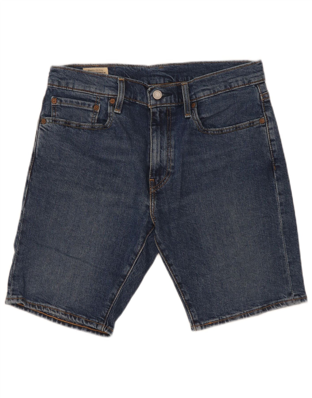 Мужские джинсовые шорты Levi's 412 W31, средний синий хлопок