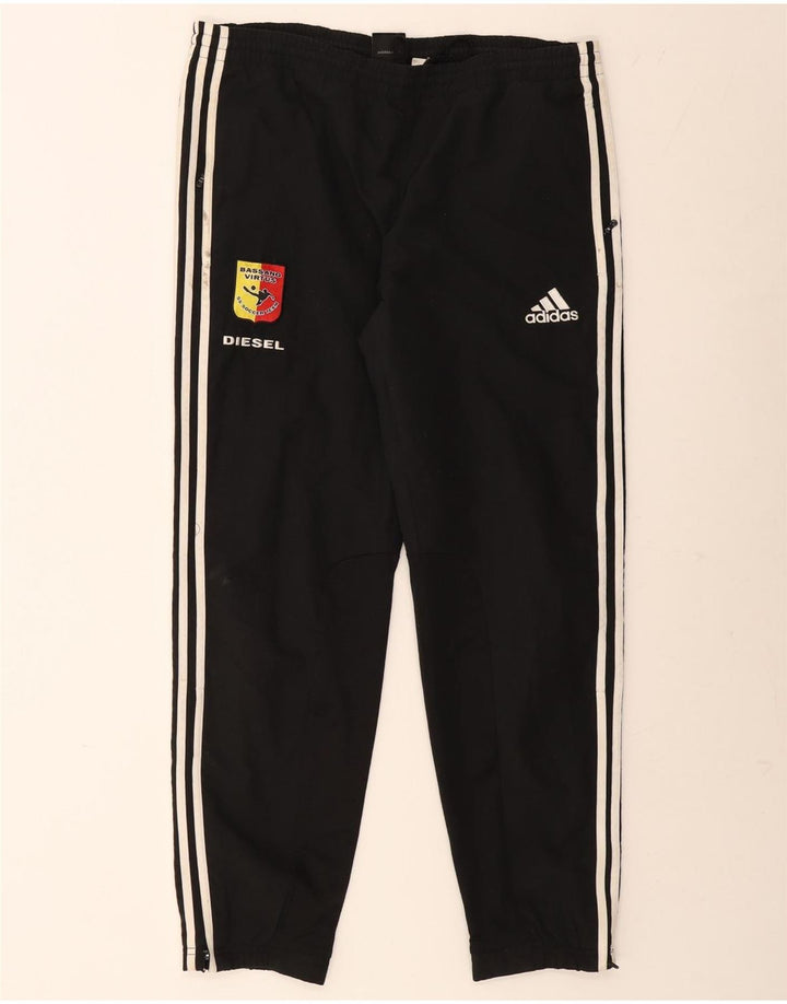 Мужские спортивные брюки Adidas Joggers UK 38/40, средний черный полиэстер