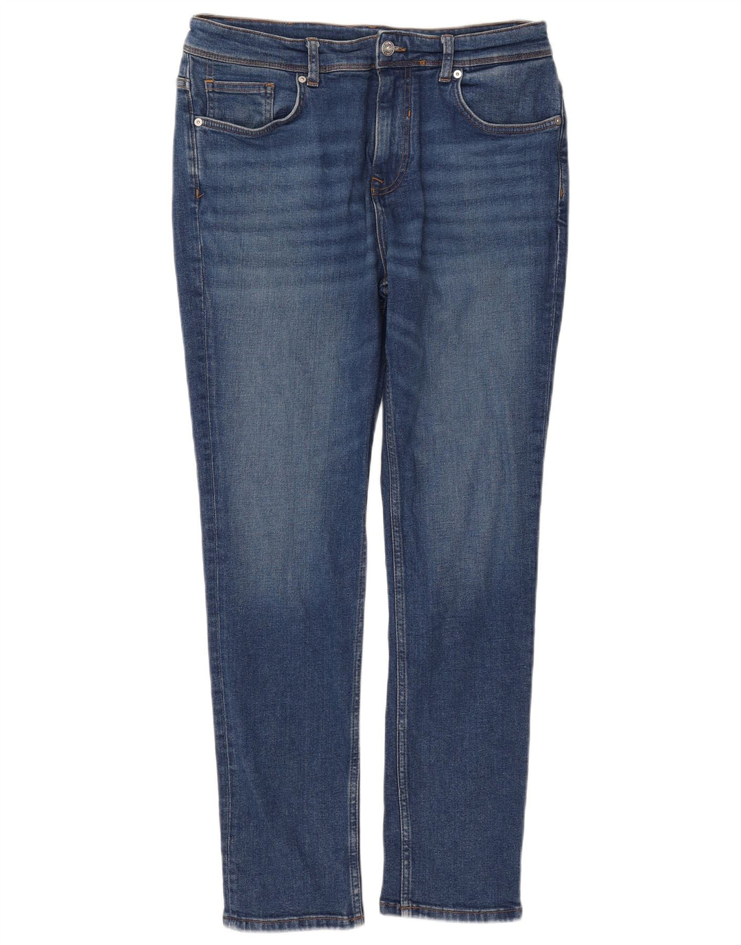 Мужские джинсы Zara Slim EU 44, большие W34 L30, синие