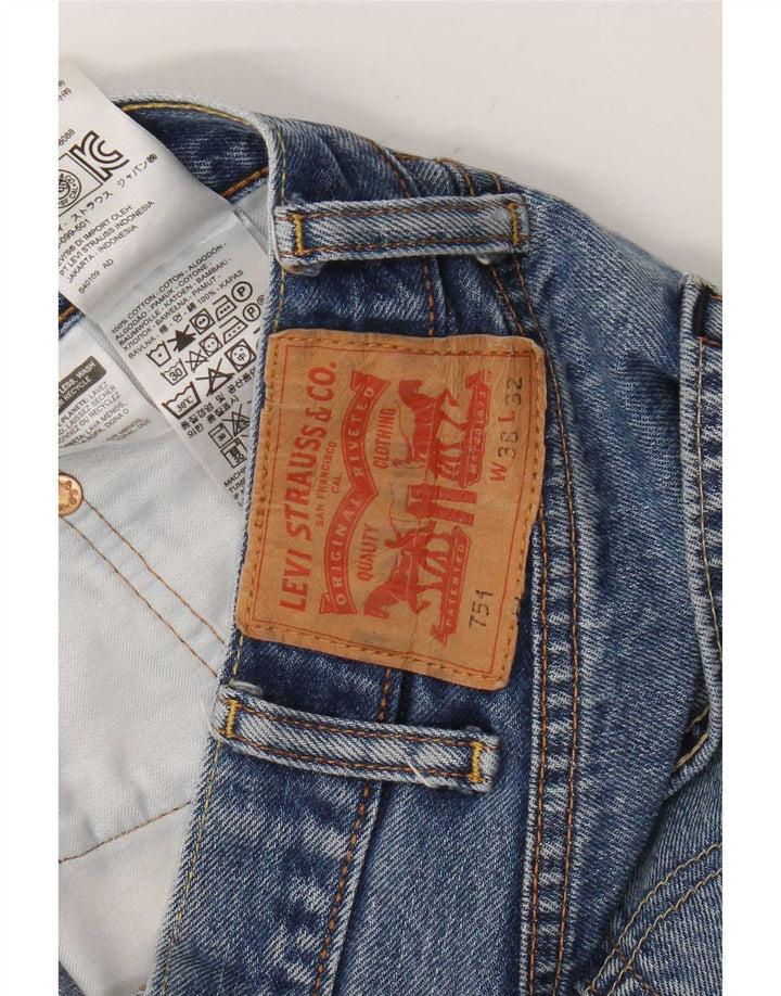Мужские прямые джинсы Levi's 751 W36 L29 синие, хлопок