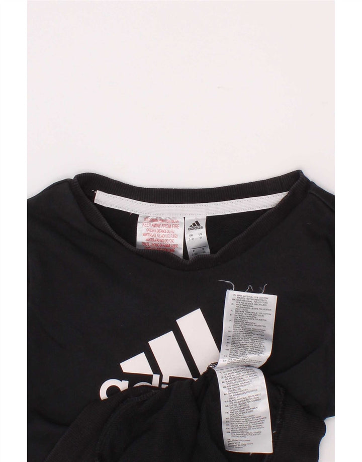 Джемпер с рисунком Adidas для мальчиков 2-3 года, черный
