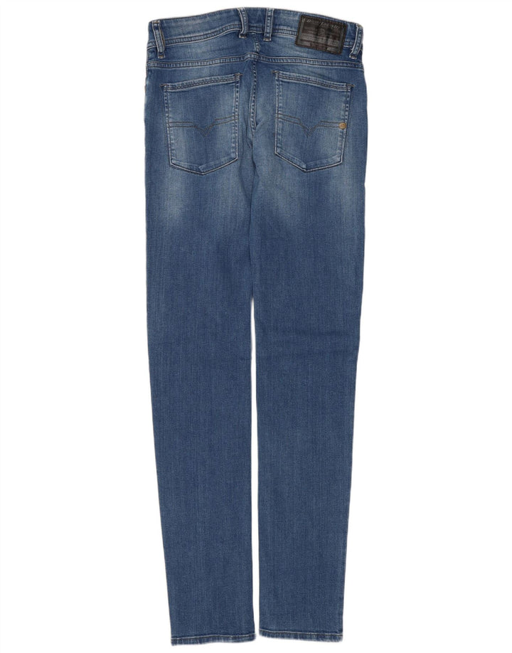 Женские узкие джинсы Diesel W28 L32, синие, хлопок