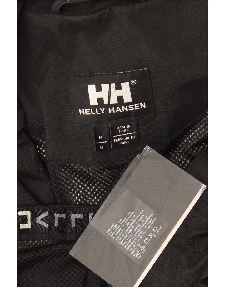 HELLY HANSEN Мужская куртка-дождевик с капюшоном UK 38, средний черный нейлон