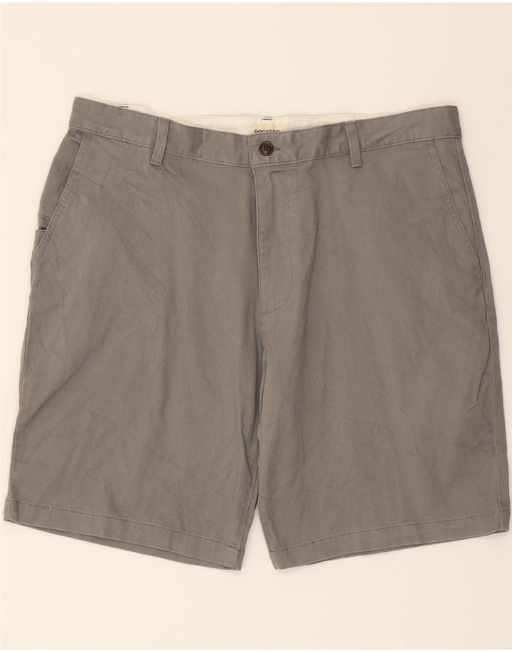 DOCKERS Mens Chino Shorts W36 Large Grey Cotton Vintage Dockers and Second-Hand Dockers from Messina Hembry 