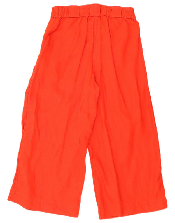 Женские широкие капри Marks & Spencer UK 10, маленькие W28 L21, красные