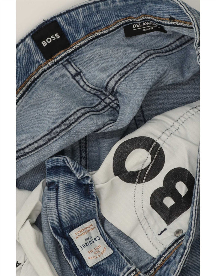 Мужские джинсы Hugo Boss Delaware Slim W36 L32 синие