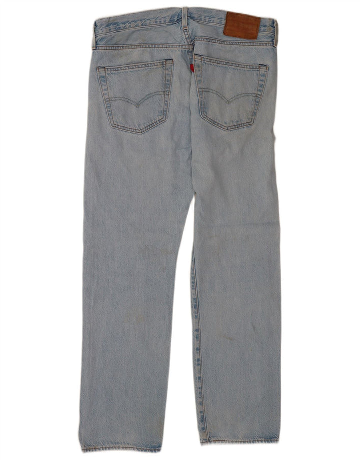 Мужские прямые джинсы Levi's 501 W32 L30 синие, хлопок