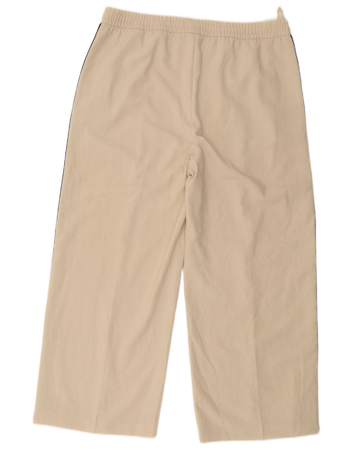 Женские укороченные спортивные брюки Marks & Spencer UK 18 XL из белого полиэстера