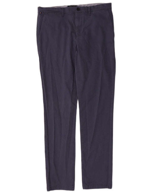 Мужские брюки-чиносы Tommy Hilfiger Slim Fit W34 L34, синий хлопок
