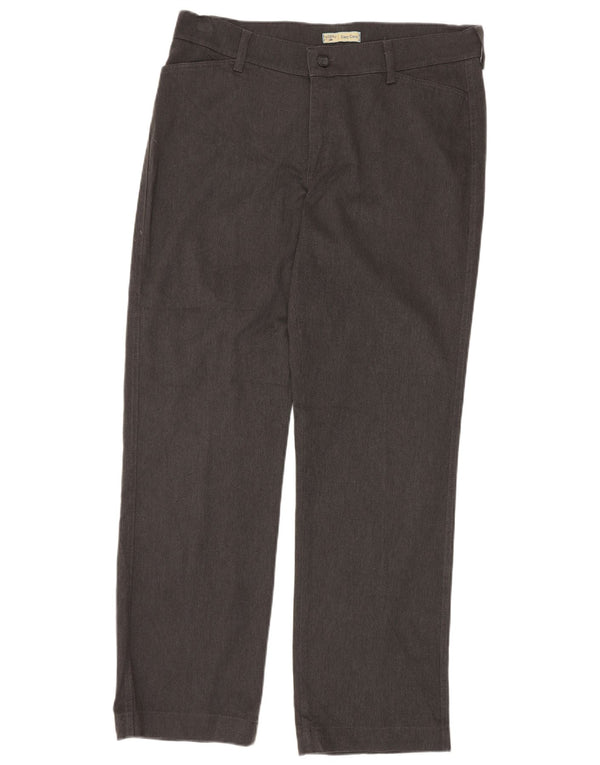 Женские прямые повседневные брюки Lee Easy Care, размер США 16 XL, W36 L34, серый хлопок