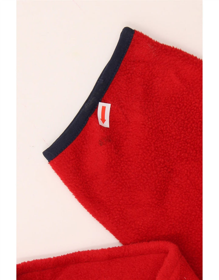 L.L.BEAN Mens Fleece Jacket UK 42 XL Red Polyester Vintage L.L.Bean and Second-Hand L.L.Bean from Messina Hembry 