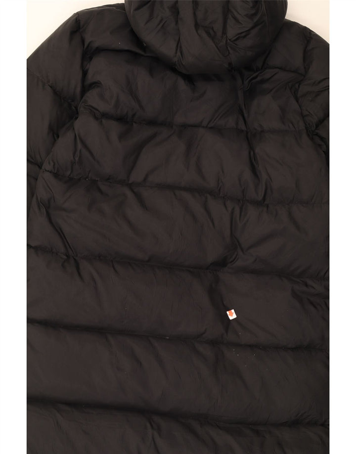 RIFLE Womens Hooded Padded Coat UK 10 Small Black Nylon Vintage Rifle and Second-Hand Rifle from Messina Hembry 