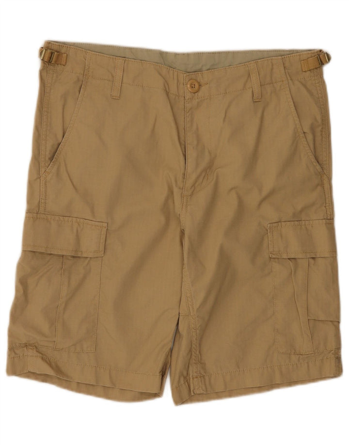 Мужские шорты карго CARHARTT W31, средний, бежевый, хлопок
