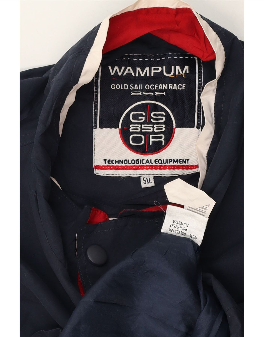 Мужской жилет Wampum UK 48 5XL темно-синий из полиэстера