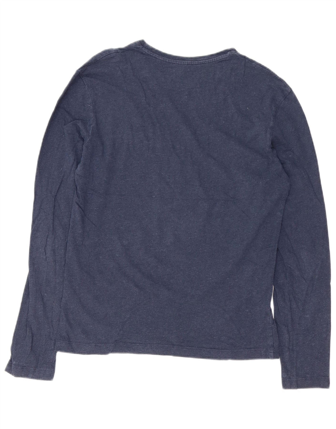 CALVIN KLEIN Мужской топ с рисунком, длинный рукав, маленький, темно-синий, хлопок