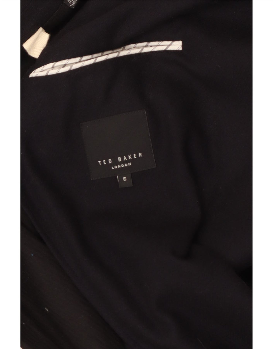 Мужской пиджак на двух пуговицах Ted Baker, размер 6, 2XL, темно-синий