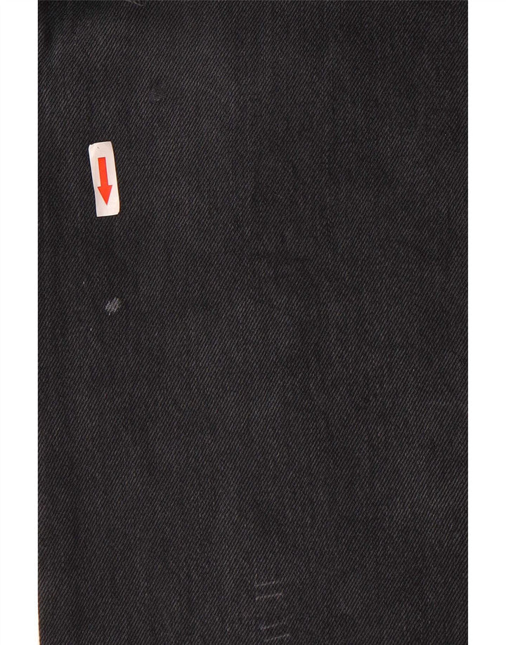 Мужские прямые джинсы Levi's 501 W34 L34, черный хлопок