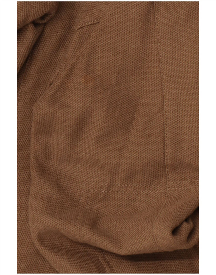 Мужской пиджак MASSIMO DUTTI на 3 пуговицах UK 40, большой коричневый хлопок