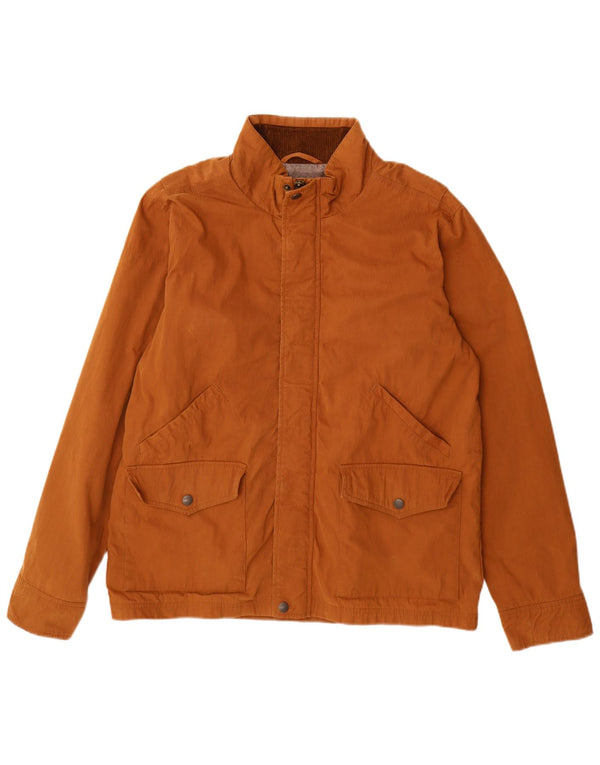 Мужской бомбер FAT FACE UK 40, большой, коричневый, хлопок