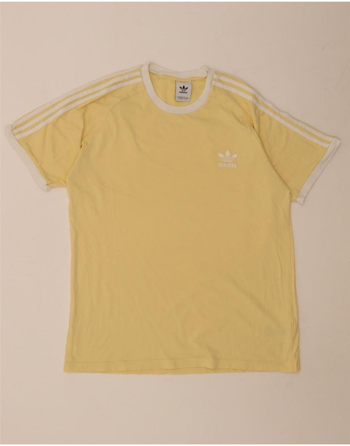 Adidas Мужская футболка Top Large Yellow Cotton