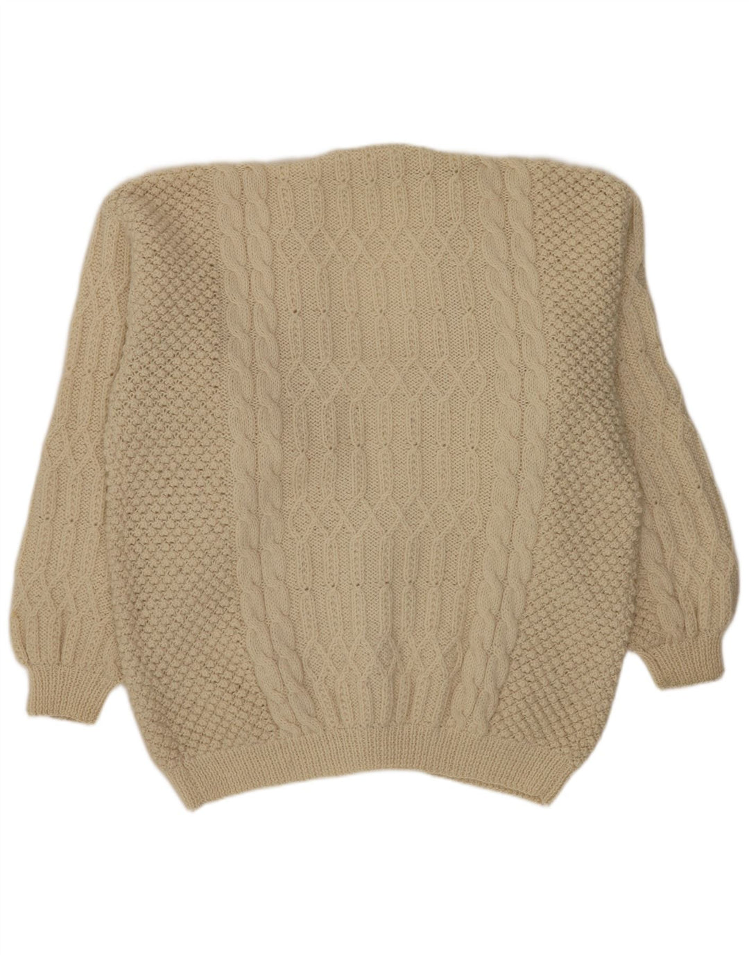 Винтажный мужской кардиган-свитер XL Off White