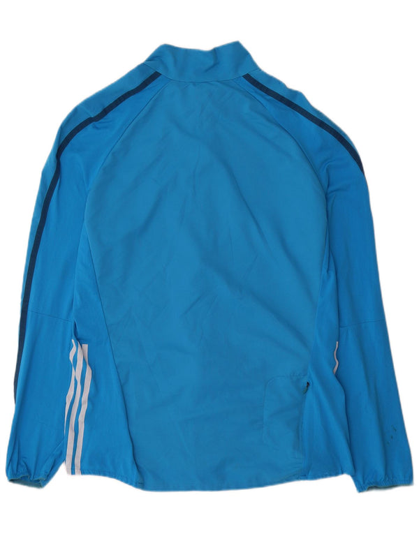Мужская спортивная куртка Adidas Adizero, большая синяя полиэстер