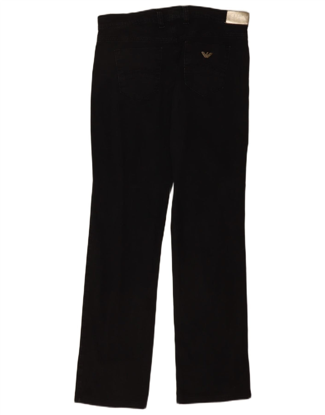 Женские прямые джинсы Armani W31 L31, черный хлопок